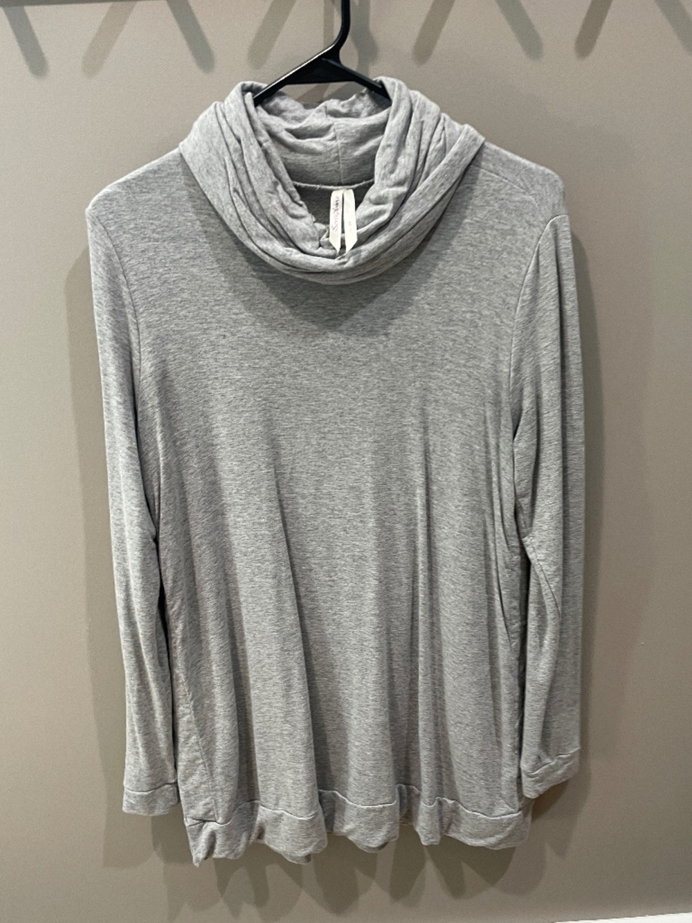 Seraphine cowl neck side snap nursing shirt